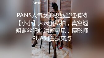 PANS人气女神极品当红模特【小小】大尺度私拍，真空透明蓝丝肥鲍清晰可见，摄影师PUA对白是亮点