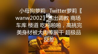 ⚡小母狗萝莉⚡Twitter萝莉〖wanw2002〗露出调教 商场 车库 楼道 吃鸡啪啪，高挑完美身材被大肉棒狠干 超极品反差